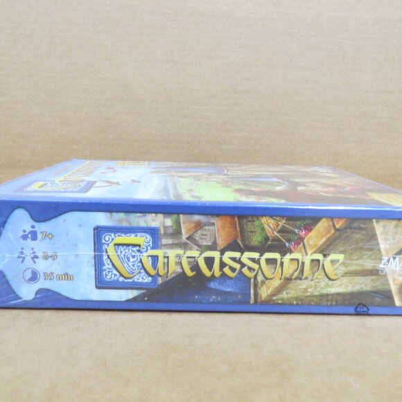Carcassonne Base Game + The River & The Abbot Mini Expansions Z-Man Games NEW - Picture 5 of 6